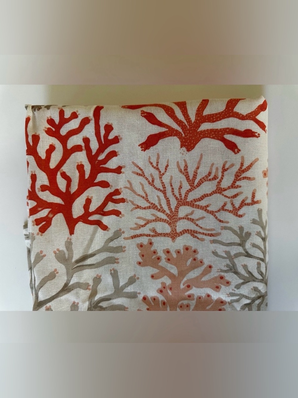 Coral Coastal Shower Curtain 72x72 Beach Bathroom Decor Target